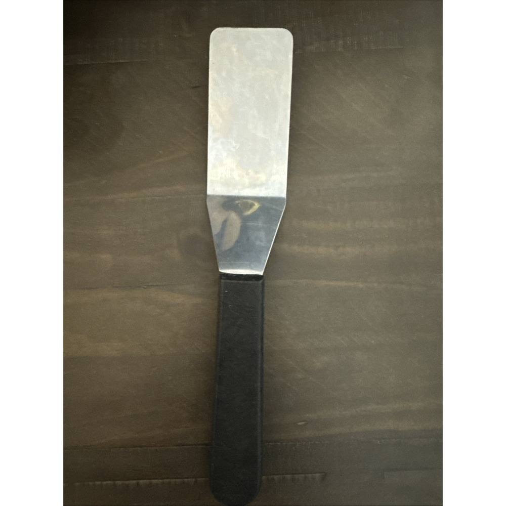 Vintage Warco Small Narrow Spatula Turner Lasagna Server Stainless Black Handle